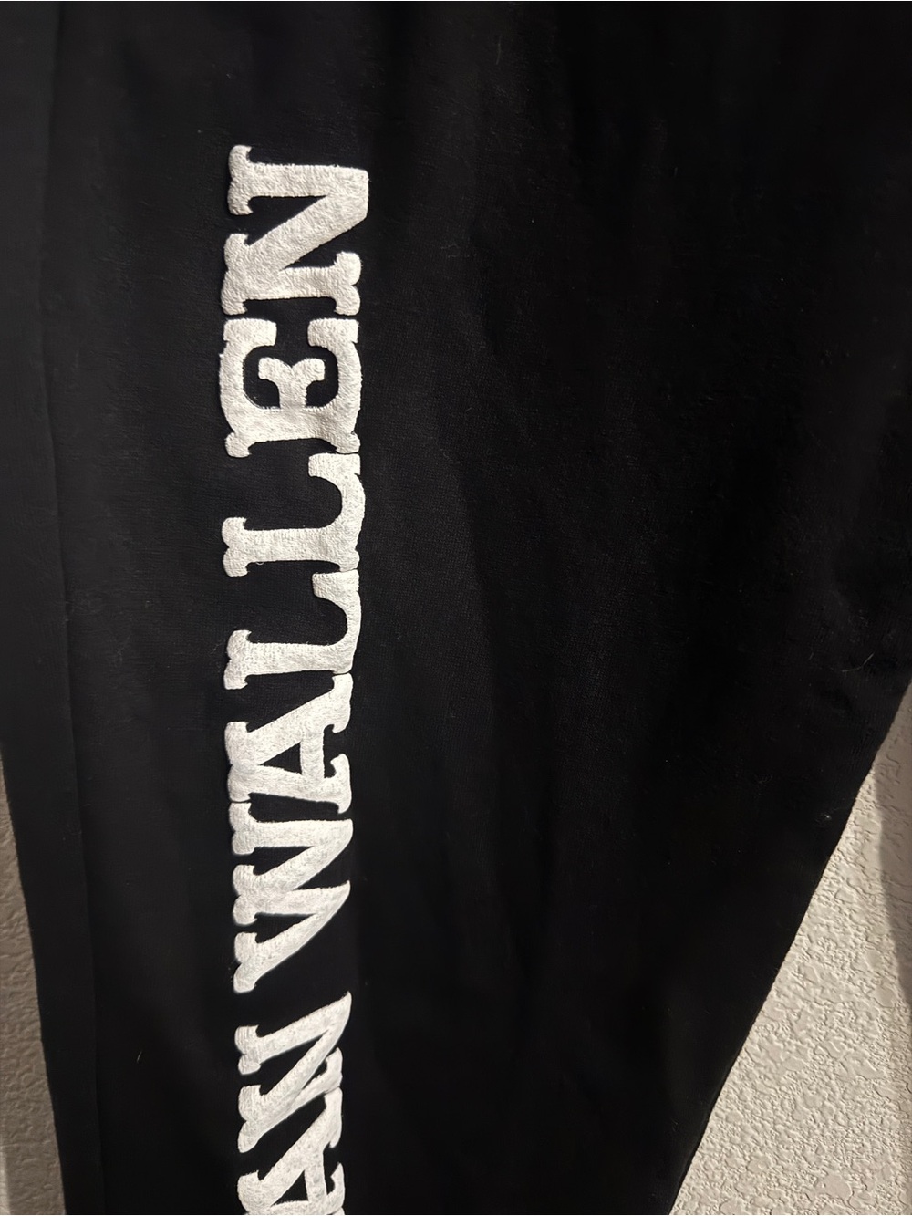Morgan Wallen Black Logo Joggers - Women's Track Pants - Picture 2 of 3